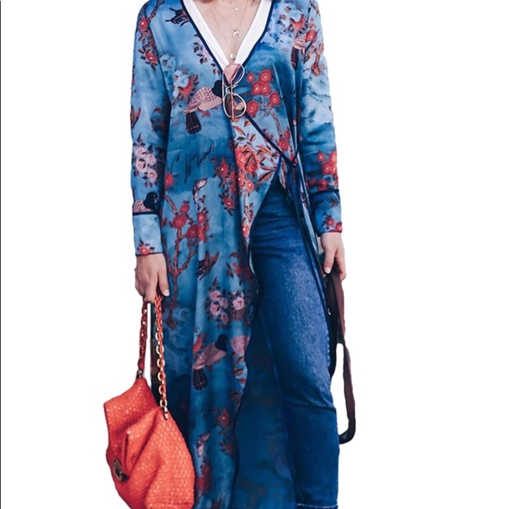Big SALE ❗️ New Arrivals ! Long Kimono - Picture 2 of 5